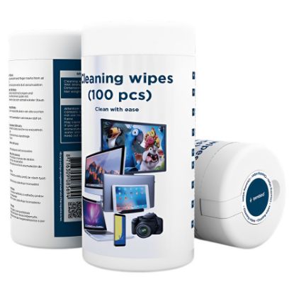 Imagem de Toalhetes Limpeza Gembird p/ TFT/LCD (Pack100)