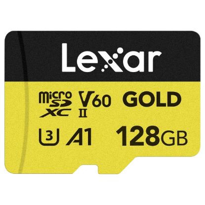 Imagem de MicroSD Lexar High-Performance Gold UHS-II 128GB Class10 (U3) V60 A1 100/280MB/s