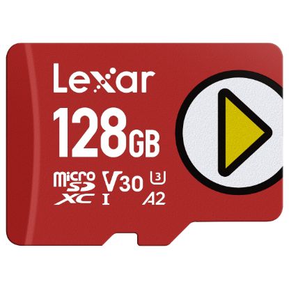 Imagem de MicroSD Lexar Play UHS-I 128GB Class10 (U3) V30 A2 140/205MB/s