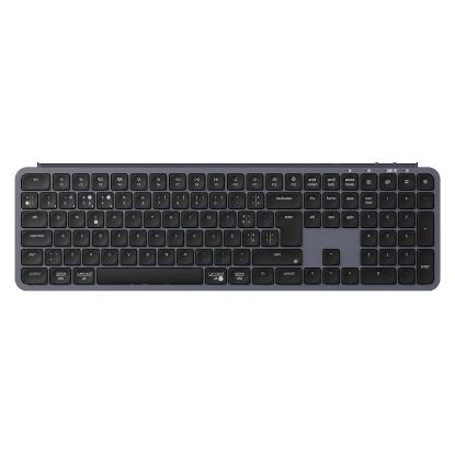 Imagem de Teclado Keychron B6 Pro Ultra-Slim Silent 100% Wireless/Bluetooth/USB Cinza (PT)