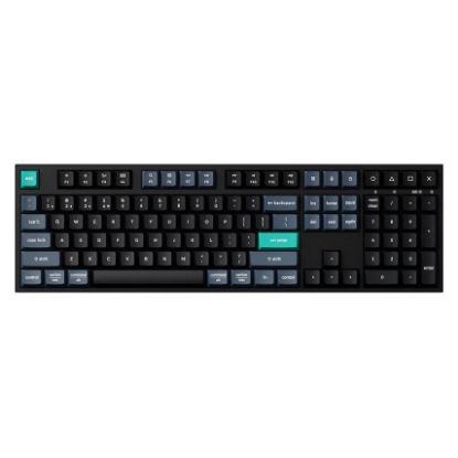 Imagem de Teclado Keychron B36 100% Silent Wireless/Bluetooth/USB RGB Preto (PT)