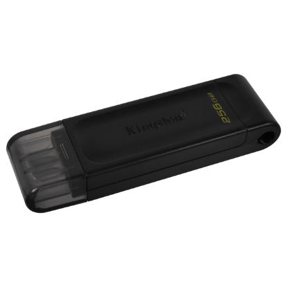 Imagem de Pen Drive Kingston DT70 256Gb USB3.2 Type-C Preta