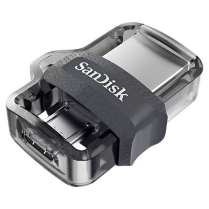 Imagem de Pen Drive SanDisk Cruzer Ultra Dual M3.0 256Gb MicroUSB/USB3.0 Prateada