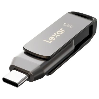 Imagem de Pen Drive Lexar JumpDrive Dual Drive D400 32Gb Type-C/ USB3.2 Prateada