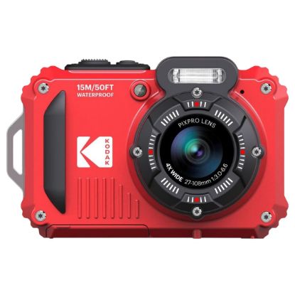 Imagem de Câmara Fotográfica Kodak Pixpro WPZ2RD6 Vermelha c/ 2 Baterias + MicroSD